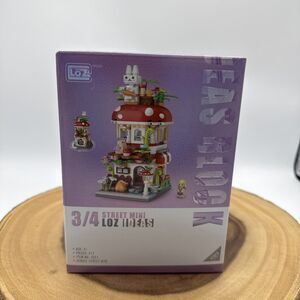 LOZ Mini Blocks Street Stores House Building Blocks Set Bricks #1651, 417 Pcs